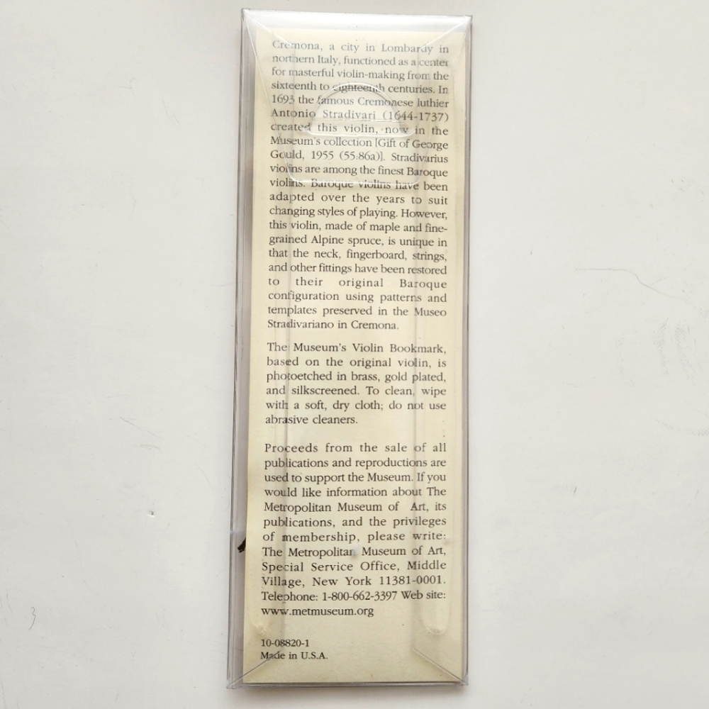 Violin Bookmark - Picture 2 of 4